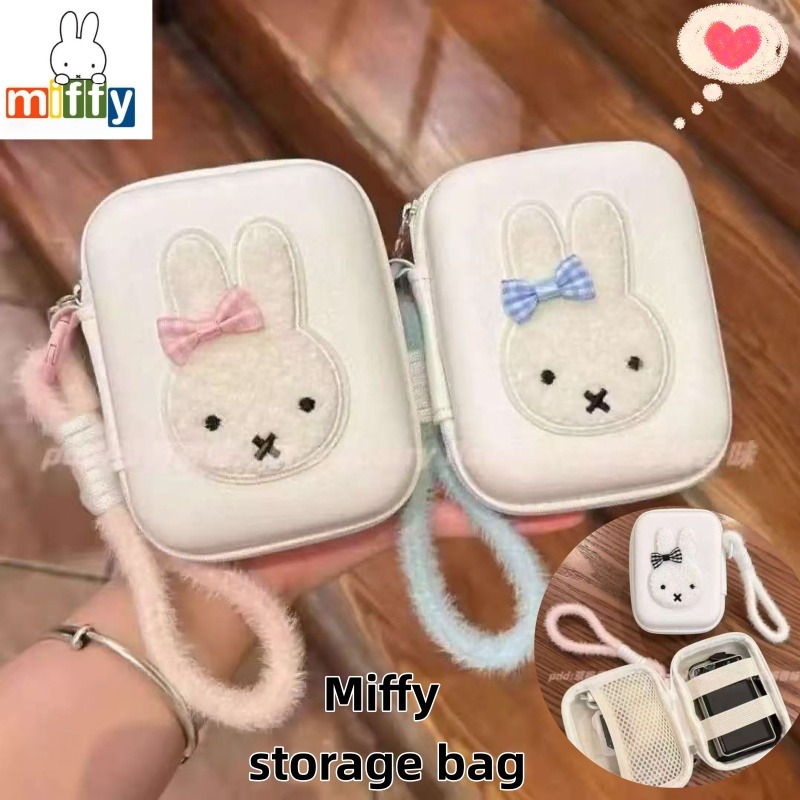 Luggage Cover Protector - 新しいインスタグラム風ミッフィーバニーCCDカメラケース - 耐衝撃ハードシェルケーブルオーガナイザー