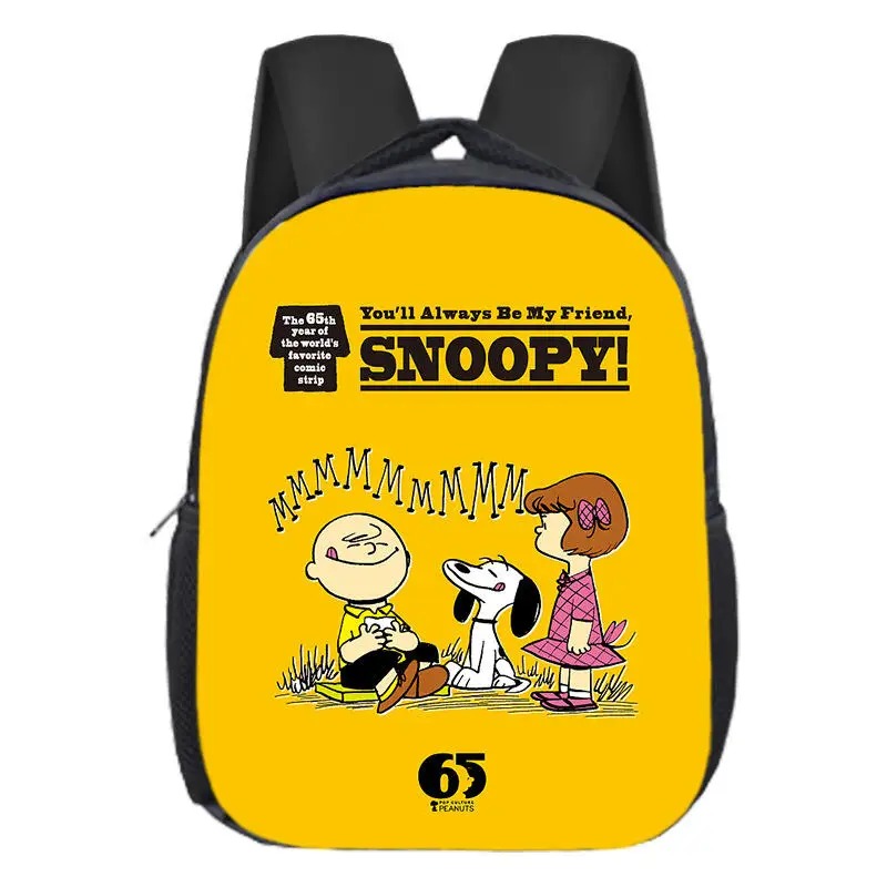 Travel Accessories As Gifts - スヌーピー ピーナッツ カートゥーン バックパック 子供用 男の子