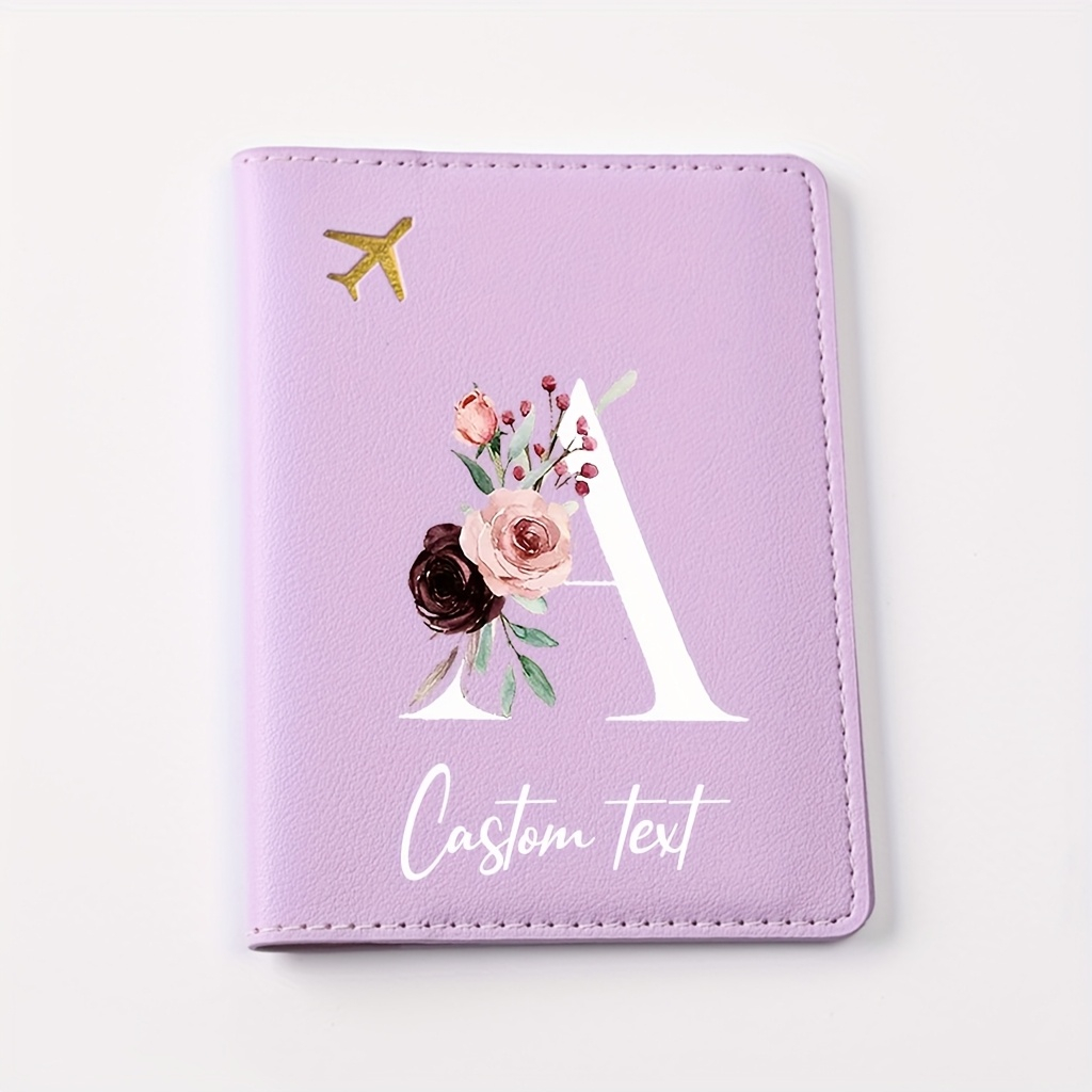 名前と文字入りのパーソナライズされたパスポートホルダー -  - Travel Accessories Ideas のレビューと価格