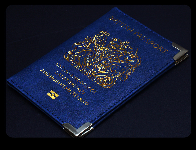 新しい英国製銅製足付きパスポートホルダー、革製パスポートカバ - Travel Accessories Wallet のレビューと価格