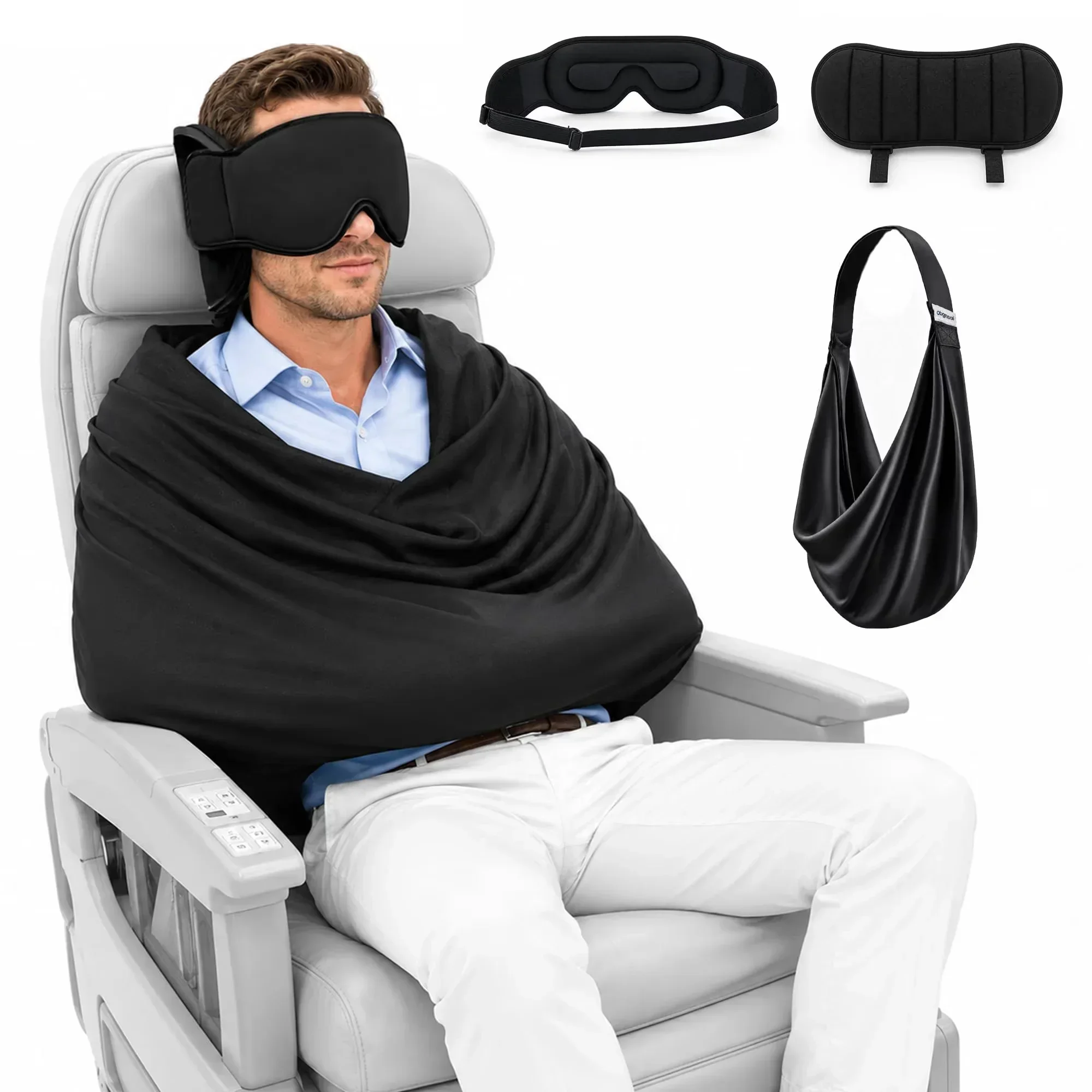 NWE 3-in-1 飛行機用睡眠サポートシステム。メモリー - Travel Accessories Long Flight のレビューと価格