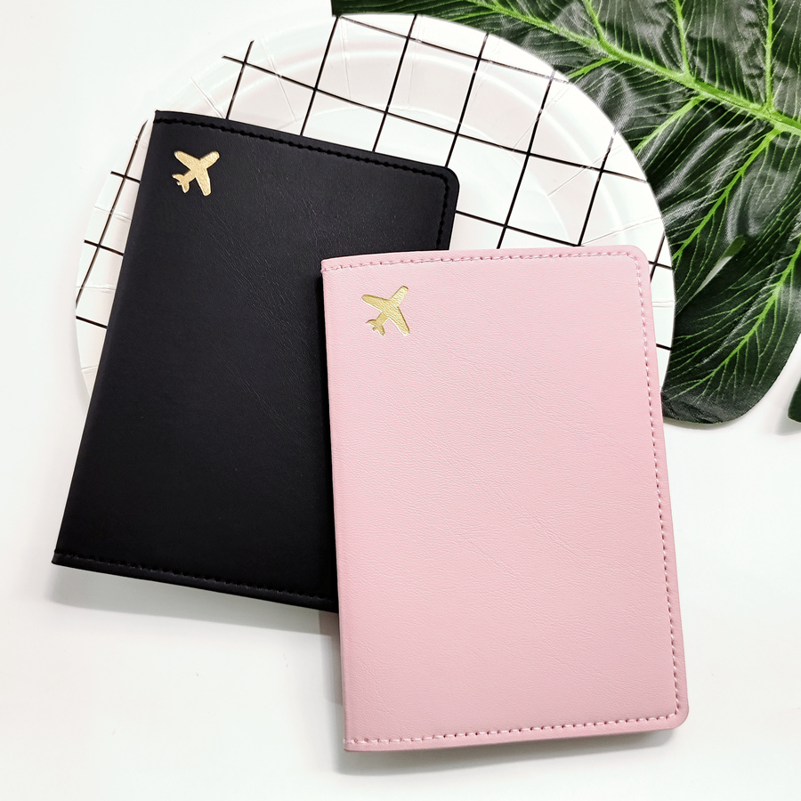 2 個セット恋人や姉妹 PU レザー飛行機パスポートカバーケ - Travel Accessories India のレビューと価格