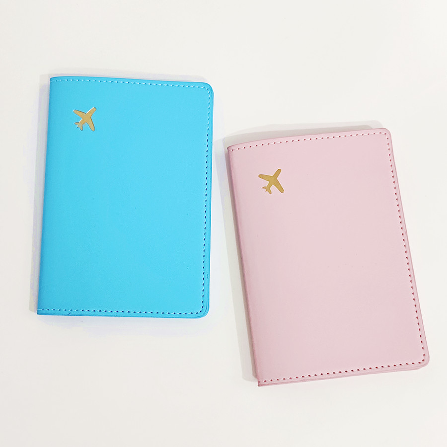 2 個セット恋人や姉妹 PU レザー飛行機パスポートカバーケ - Travel Accessories India のレビューと価格
