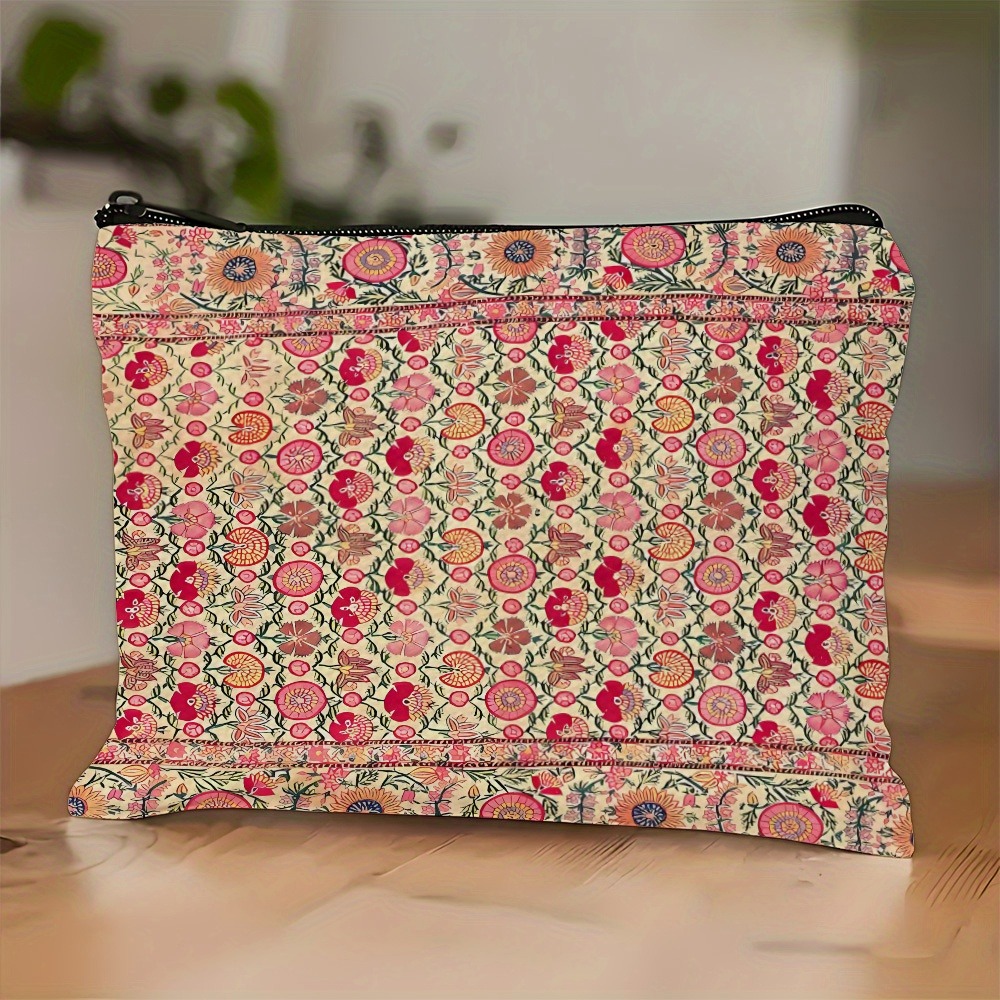 ヴィンテージボヘミアンメイクアップバッグ インド刺繍コスメテ - Travel Accessories India のレビューと価格