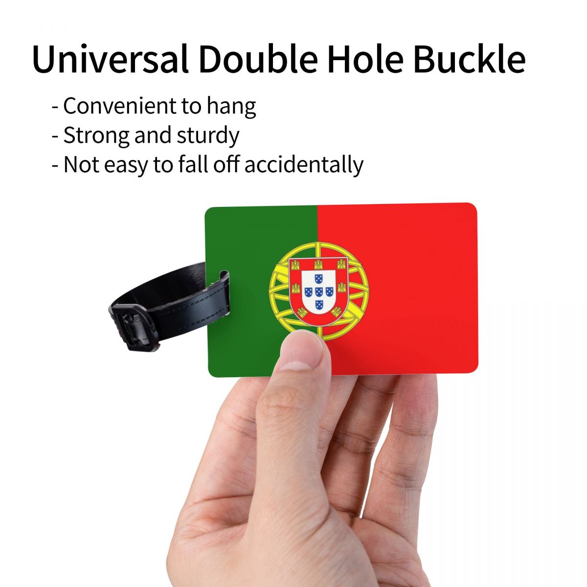 スーツケースのためのポールガルラゲッジタグの旗面白い池の愛国 - Luggage Cover Protector のレビューと価格