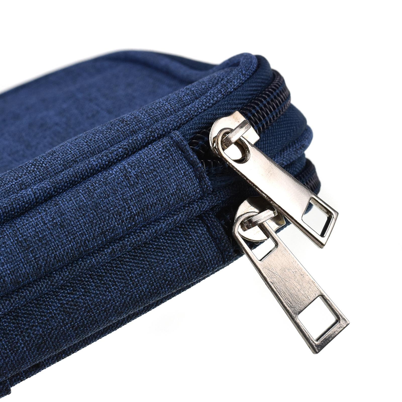 ブルーの携帯用旅行用かぎ針収納バッグ。かぎ針ケース、空の収納 - Travel Accessories Organizer Bag のレビューと価格