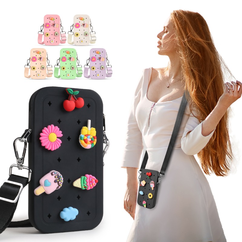 多機能ポータブルシリコンクロスボディバッグ防水ジッパー旅行用 - Travel Accessories Organizer Bag のレビューと価格