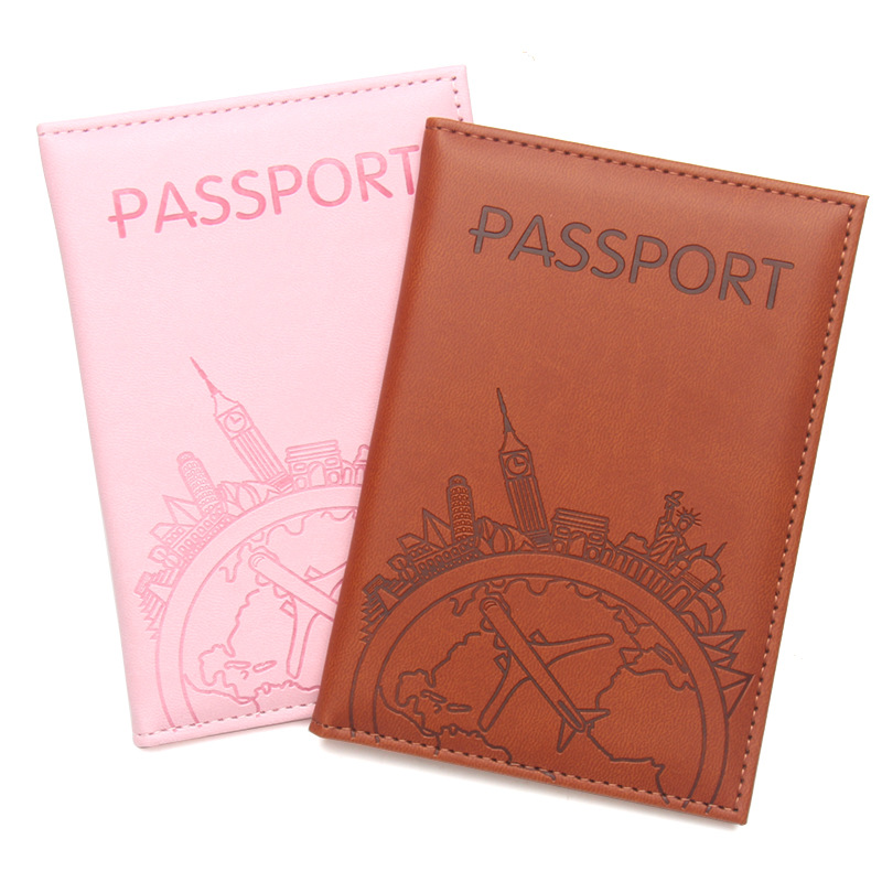 グローバルフライトプリントパスポートホルダー レザーパスポー - Travel Accessories India のレビューと価格