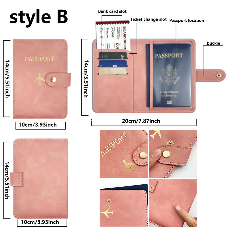 レザーパスポートホルダーカバーケース、旅行必需品、クレジット - Travel Accessories Wallet のレビューと価格