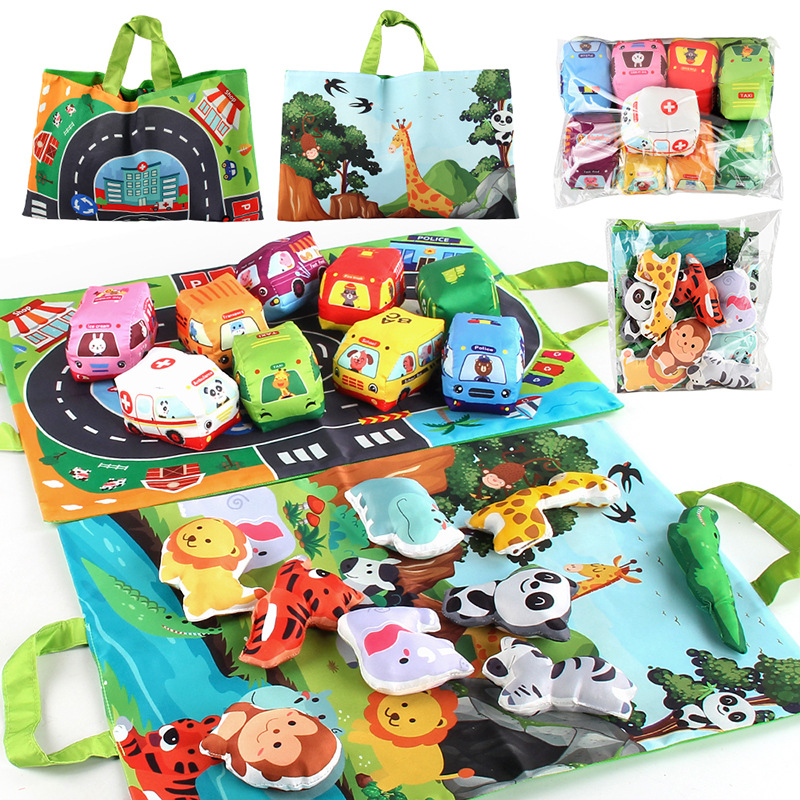 赤ちゃん用の柔らかい生地の車のおもちゃ - 破れにくい布製の - Travel Accessories Baby のレビューと価格