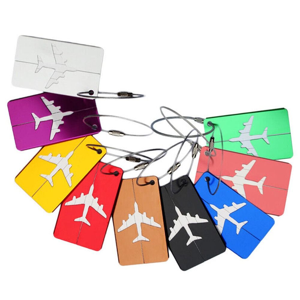トラベルバッグ用の再利用可能なアルミニウム製ラゲッジタグ,収 - Travel Accessories India のレビューと価格