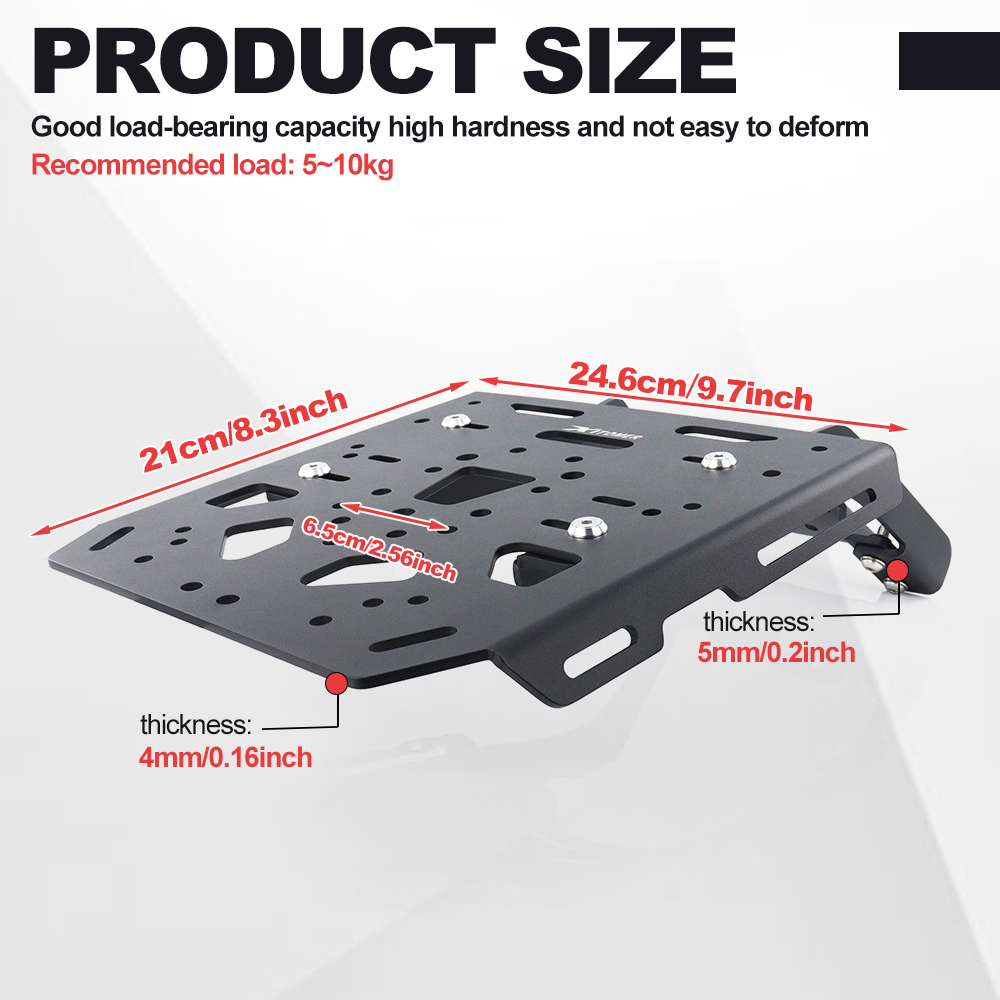 リアラゲッジラック オートバイキャリアケースサポートホルダー - Luggage Cover Protector のレビューと価格