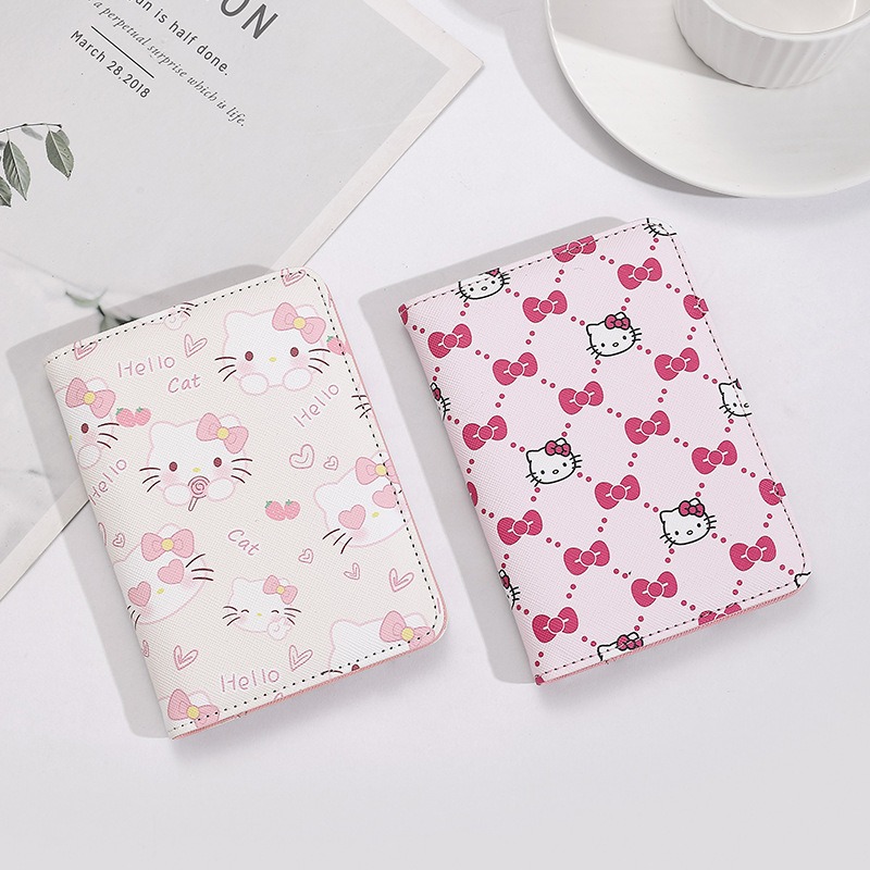 ハローキティ 女性用パスポートカバー PUレザー 多機能クレ - Travel Accessories India のレビューと価格